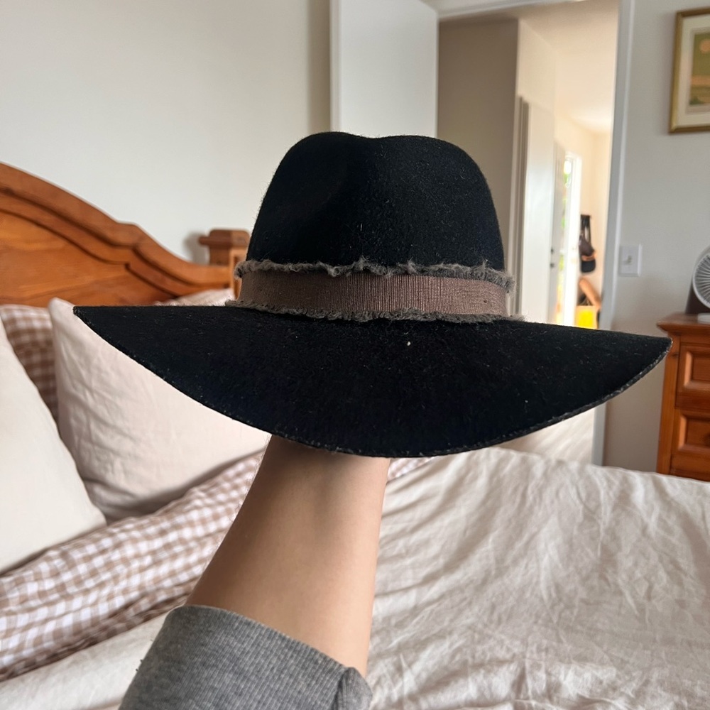 Women’s Brixton Black  Ella Fedora Hat